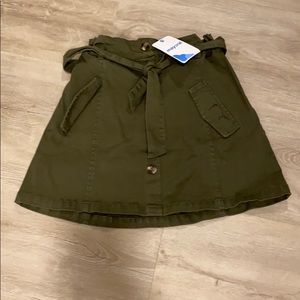 Mayoral size 10 khaki green skirt. NWT